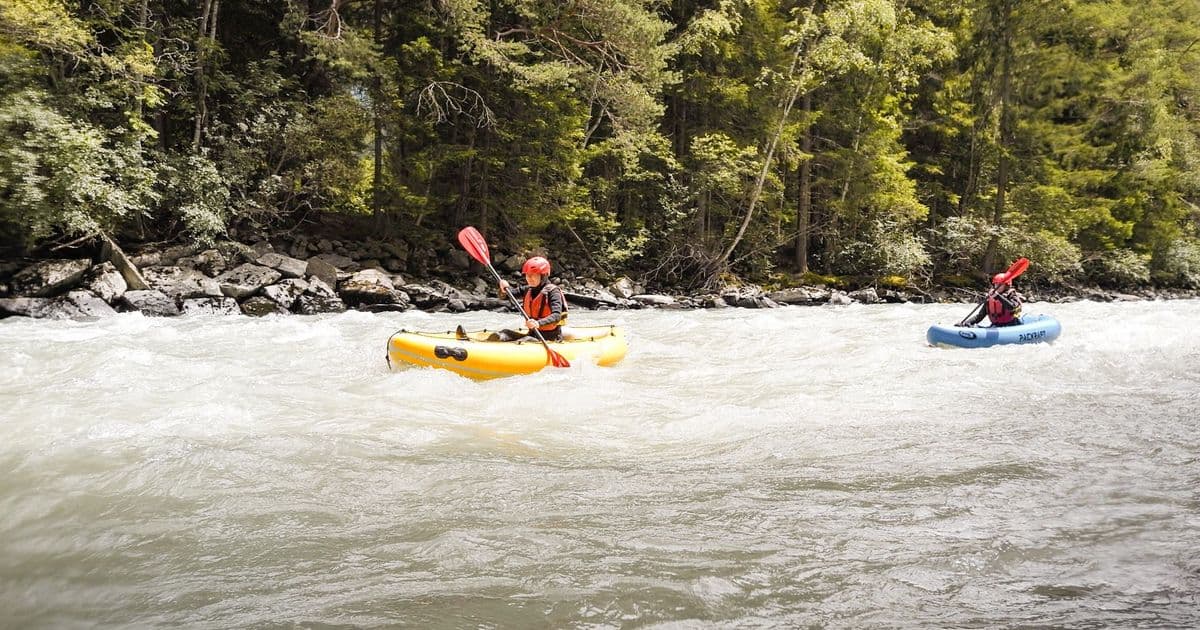 Packrafting on the Ötztaler Ache